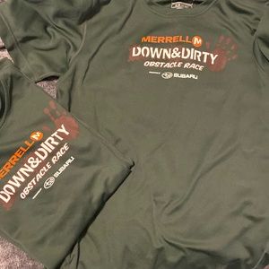 2 - Merrell running shirts